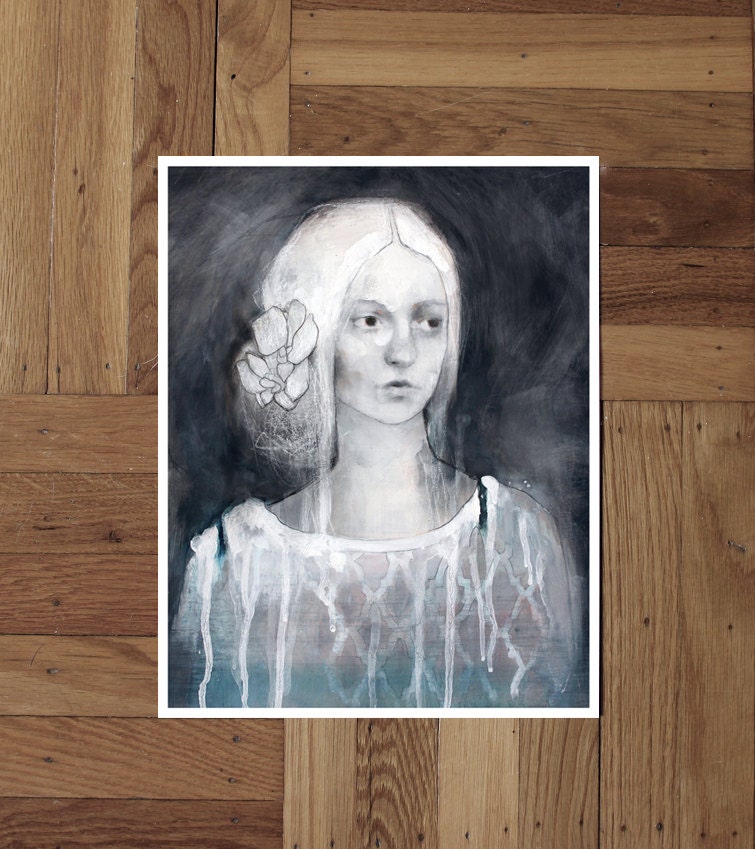 Mara -  figure giclee reproduction print from original painting