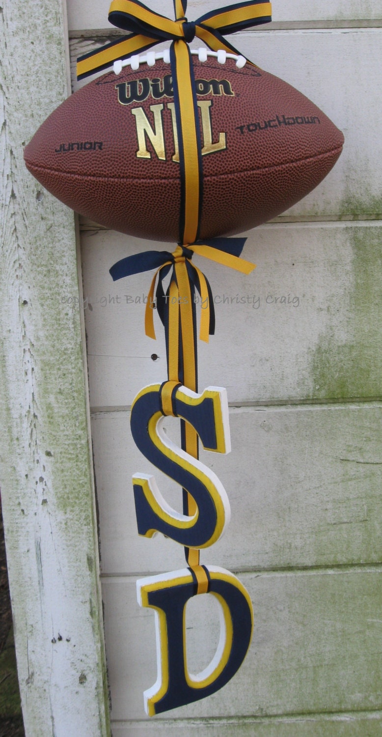 San Diego Chargers Football Love Wall or Door Hanging