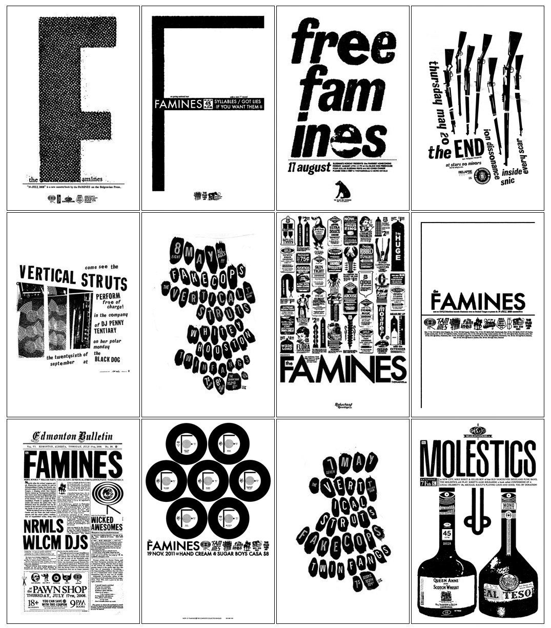 the Famines Dozen Xerox Gigposter Pack
