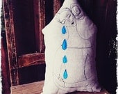 Pia, Linen pillow in the shape of a house