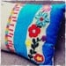 Romantic Velvet Collage Pillow