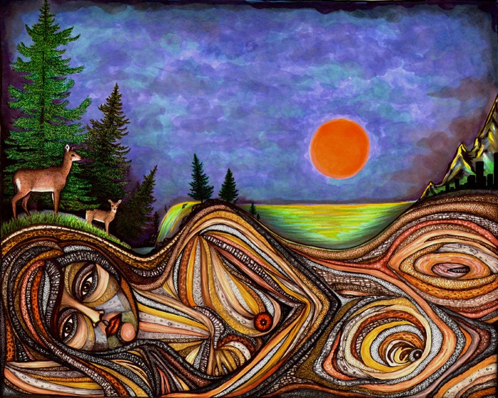 Mother Earth - 8x10 archival giclee print