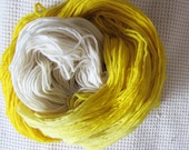 Sunny Side Up.  Handpainted Merino Yarn Fingering Weight 1 ply