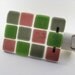 Night Light Fused Glass Purple, Green, Steel Blue