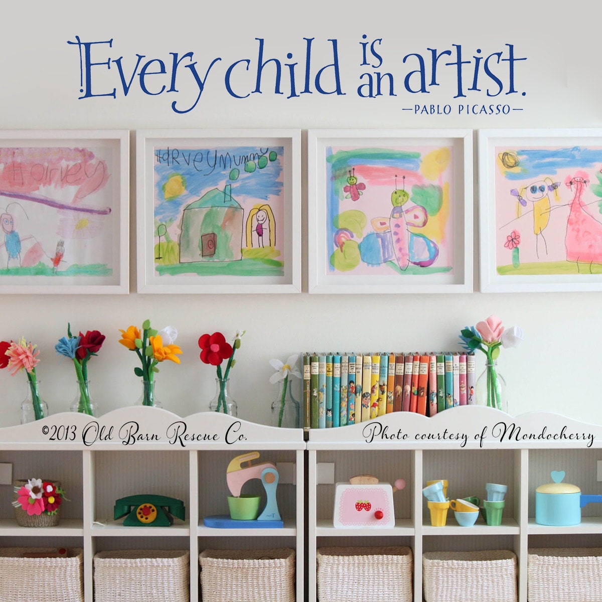 Custom Order for Doretta Wright - Every child is an artist