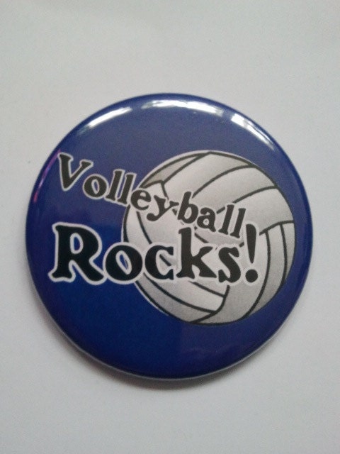 Pocket Mirror - VOLLEYBALL ROCKS