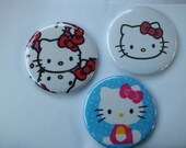 Pocket Mirrors  - Three (3) ADORABLE Hello Kitty