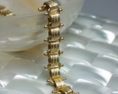 Chain Matte Gold Plated Nickel Free Decorative Vintage style Brass chain 1 foot