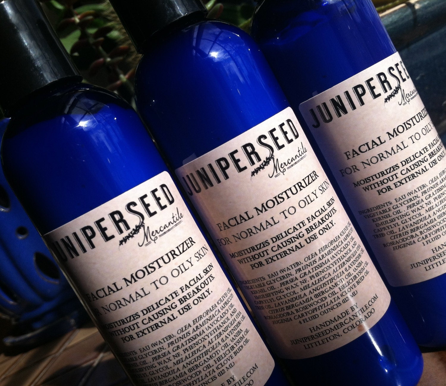4 Ounce - Facial Moisturizer With Special Essential Oils for Problem Skin