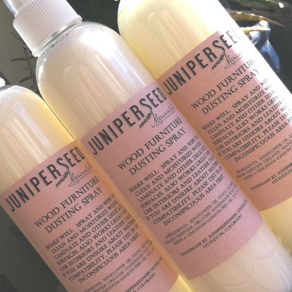 Ecofriendly Furniture Dusting Spray - 8 oz. - Also Great for Leather Horse Tack