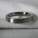 Titanium Ring Wedding Band Satin Finish 4mm