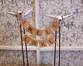 SWEET LOVE Wedding Cake Topper