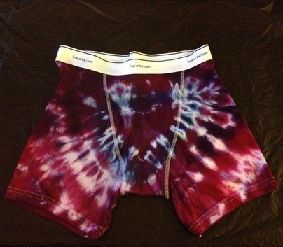 Tie Dye Boxer Briefs ADULT SMALL