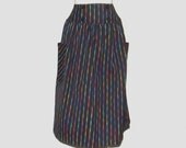 1980s skirt / 80s skirt / small s / avant garde / Exclamation Point Skirt