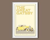 Poster The Great Gatsby retro print