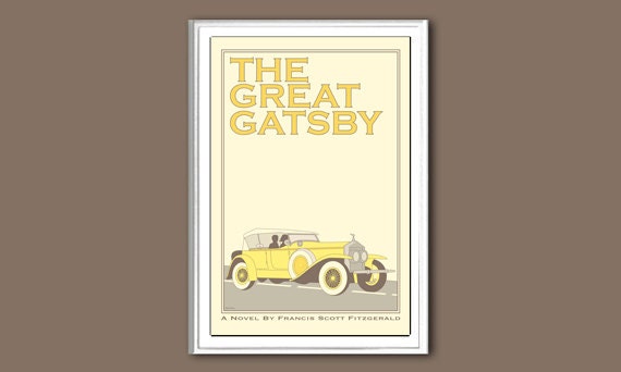 Poster The Great Gatsby retro print