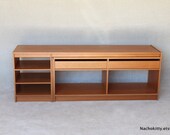 1950s Teak Expandable Partners Desk Made in Norway Westnofa