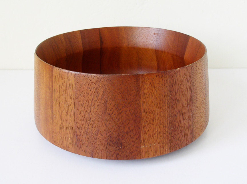 Dansk wooden salad bowl