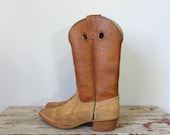 Vintage COWBOY Boots / 1970s Boots / Western Boots