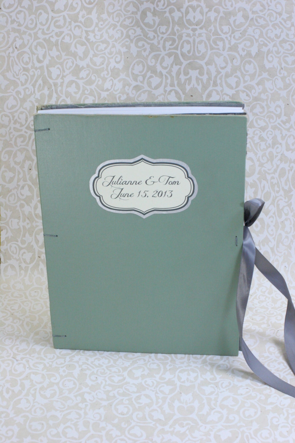 Library Card Wedding Guest Book for Literary Wedding by Binding Bee: Customizable (Sample listing)
