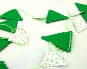 SALE St Patricks Holiday Pennant Bunting Garland Il_170x135