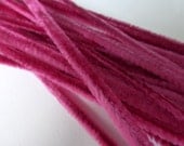 Vintage Velvet Dark Magenta Chenille Stems (12)