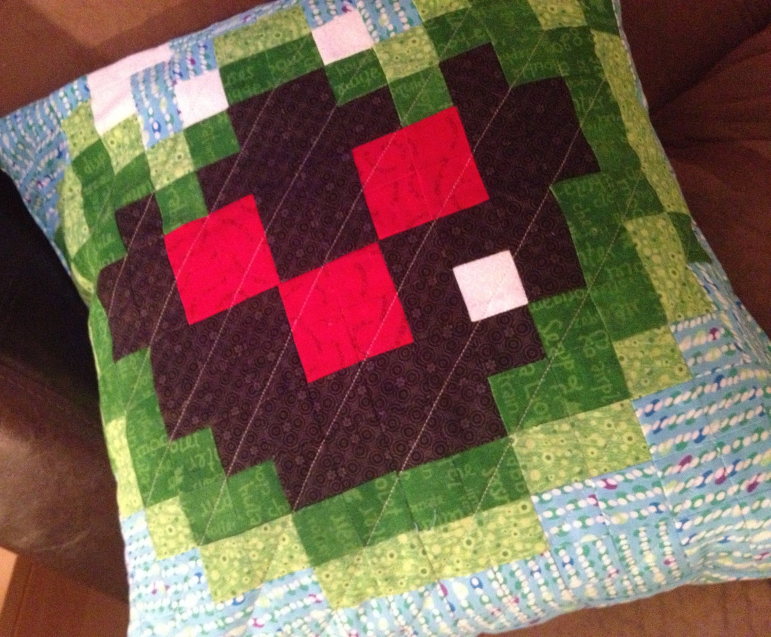 Baby Metroid Quilted Pillow Cover