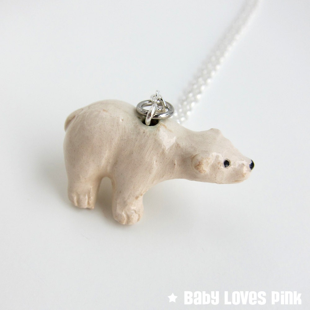 Beautiful Polar Bear Necklace
