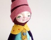 Elf Figurine, Collectable Figurine, soft sculpture, Gnome figurine, Elf Toy