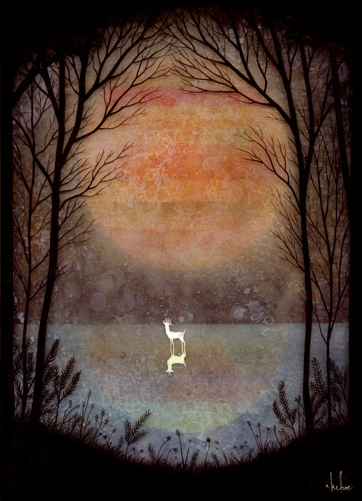 A Placid Pause Print