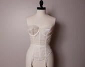 Vintage 1950's Warner Cinch Bra Merry Widow Garter 34