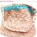 Mulit Color - Melon and Turquoise, Mauve and Tan and Navy - Hand Knit Felted Tote Bags - Ready to Ship