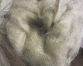 Mohair Rovings for Spinning, Price per ounce, Natural Silver/Gray Fiber