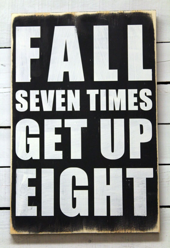 Typography Wood Sign - Fall Seven Wall Decor