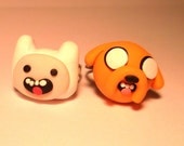 Jake the dog and finn the human best buddy ring set of 2