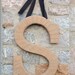 Monogram Burlap Wreath