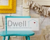 Dwell 8x20 Gallery Wrap Canvas Art Print