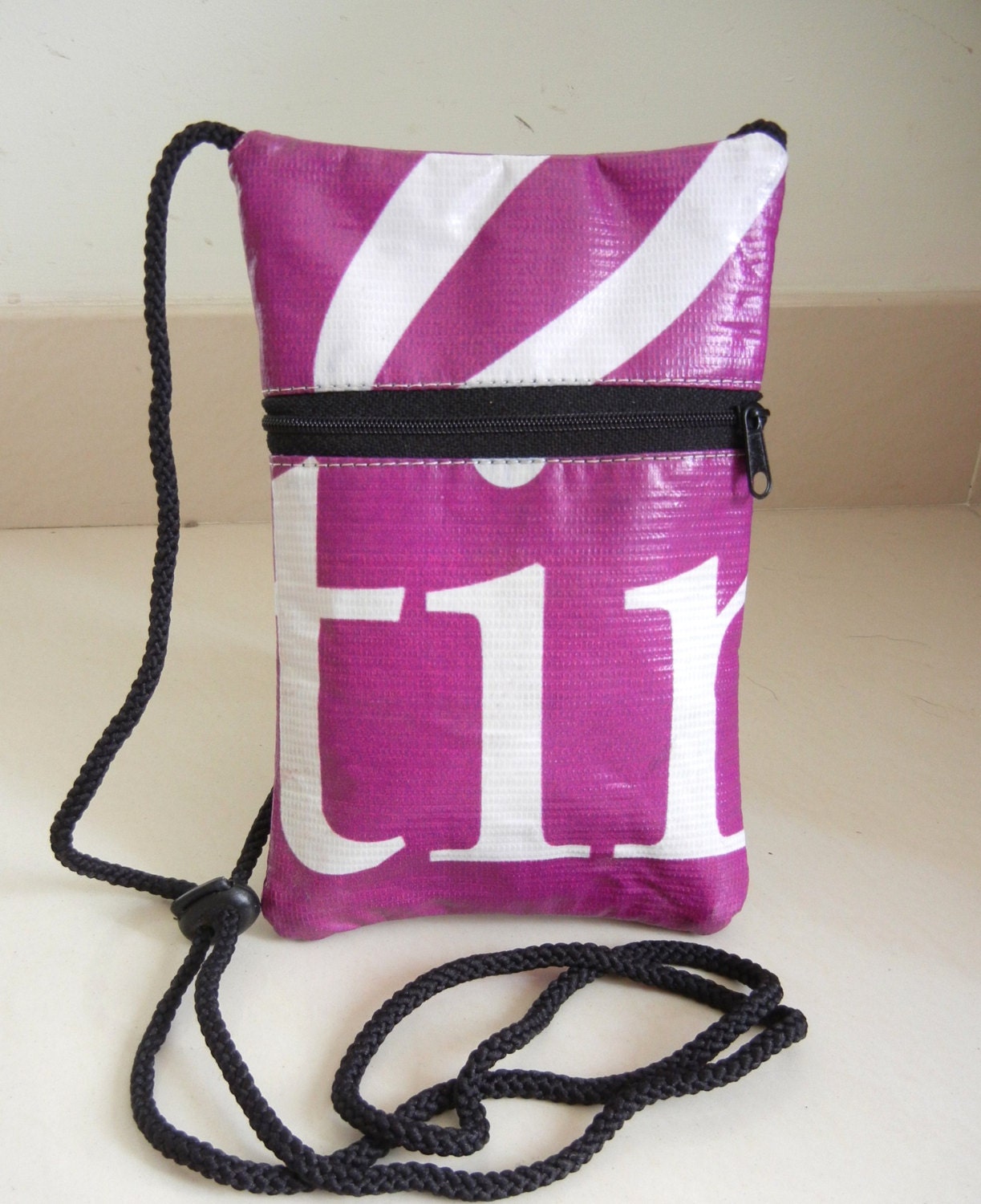 Recycled Vinyl Billboard - Waterproof - Hip Purse - IPhone / mp3 Case