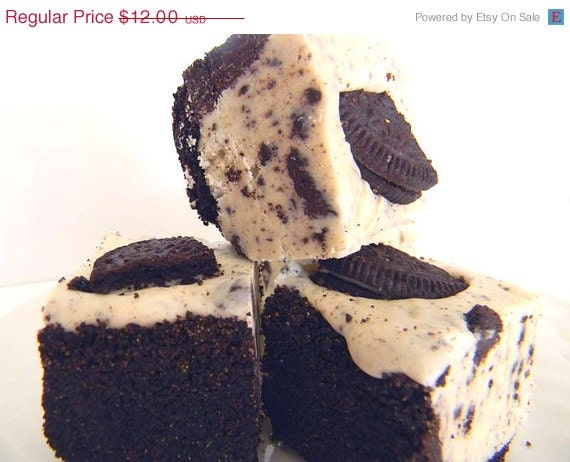 SALE Julie's Fudge - COOKIES & CREAM Pie w/Oreo Crust - Ode to the Oreo - 6 Pieces (Over 1/2 Pound)