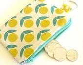 flowers (yellow) - coin pouch
