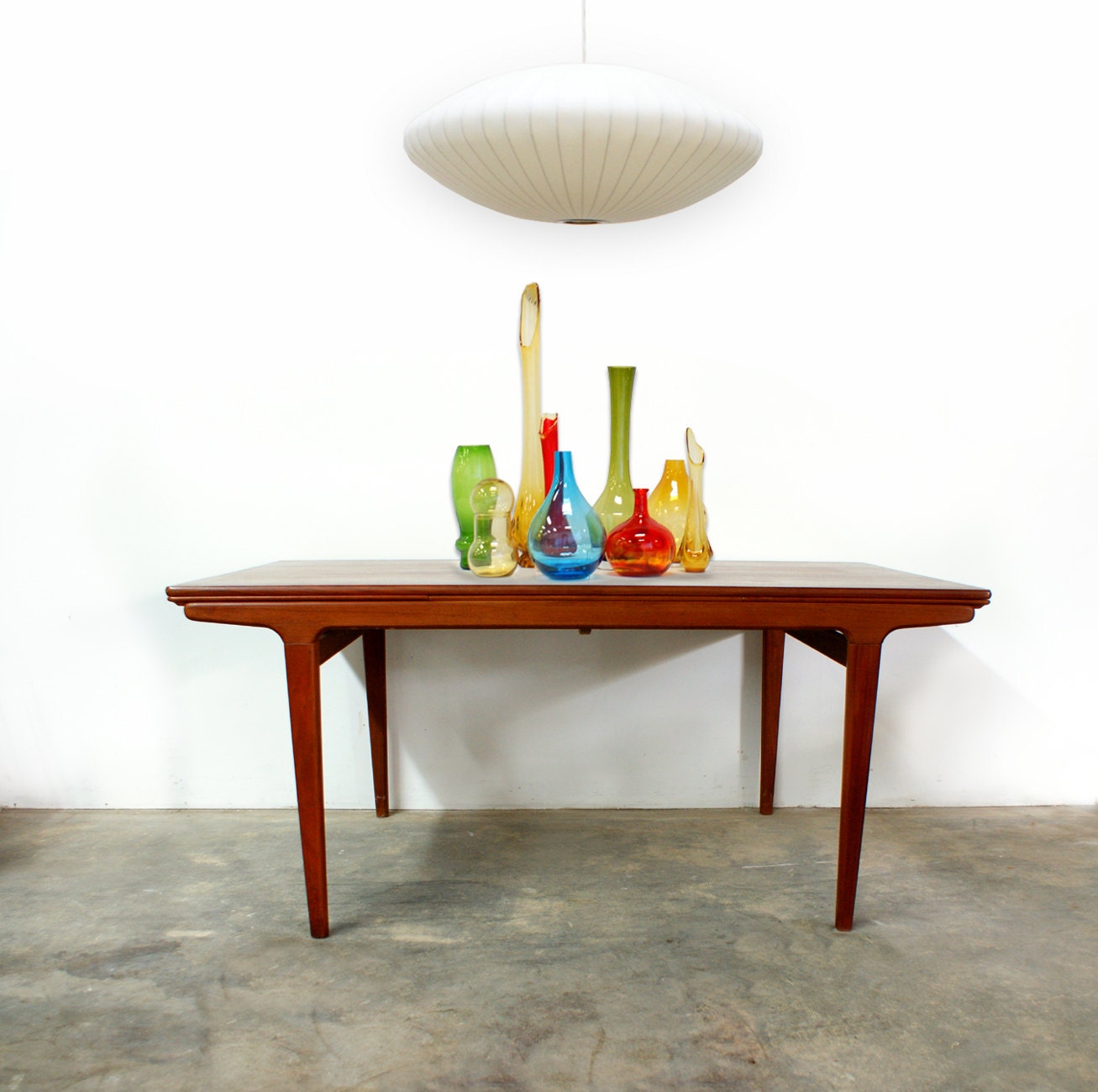 Danish Johannes Andersen Dining Extension Table Teak FREE Shipping 