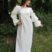 Bohemian Edwardian Tiered Sleeve Empire Waist Dress