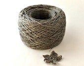 Crochet Thread 3 Ply Linen Thread Zinc Linen Yarn Specialty Thread Tatting Thread