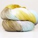 Pre Order 300 Yards Hand Dyed Cotton Crochet Thread Size 10 3 Ply Specialty Thread Yellow Brown Purple Blue Hand Painted Cotton Yarn