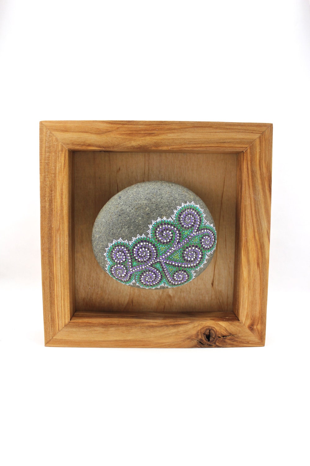 Secret Garden / Alaska Series / Framed Stone Mini by Amy Komar / FREE SHIPPING