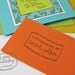 Banner Handwritten Artist Stamp in red rubber