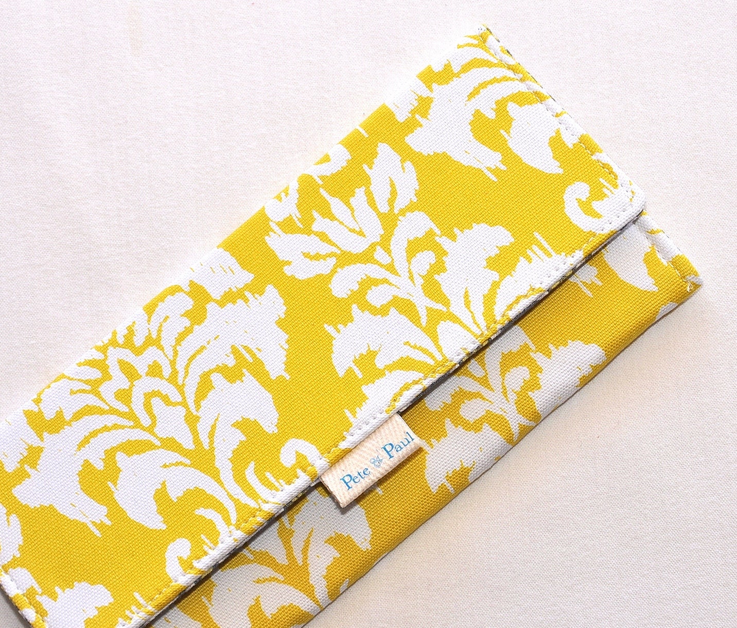 WOMEN'S WALLET  /// Bright Yellow Ikat