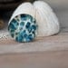 Unicorne Jumbo TearDrop Pendant - Stormless - Boro Glass Tear Drop Necklace - Cobalt, Ocean Blue, Green, Clear - OOAK - Beach - Gift Box
