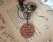 Believe in Yourself & Happiness Will Follow Necklace by Kris Lanae