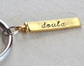 Doula Key Chain Brass